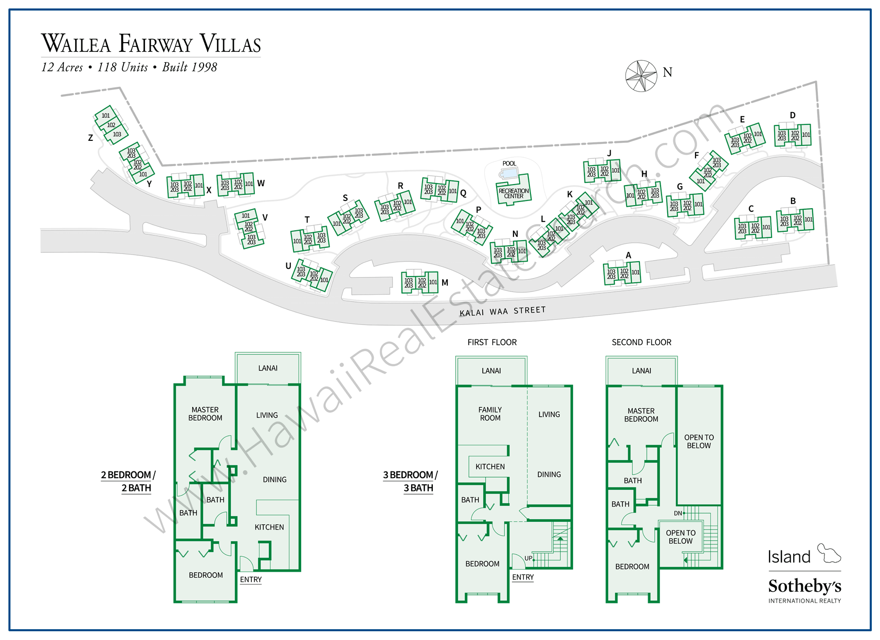 Wailea Fairway Villas Property Map
